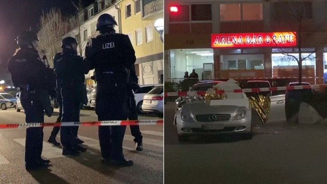 Vokietijoje – du kruvini išpuoliai: nužudyta bent 10 žmonių, užpuolikas rastas negyvas