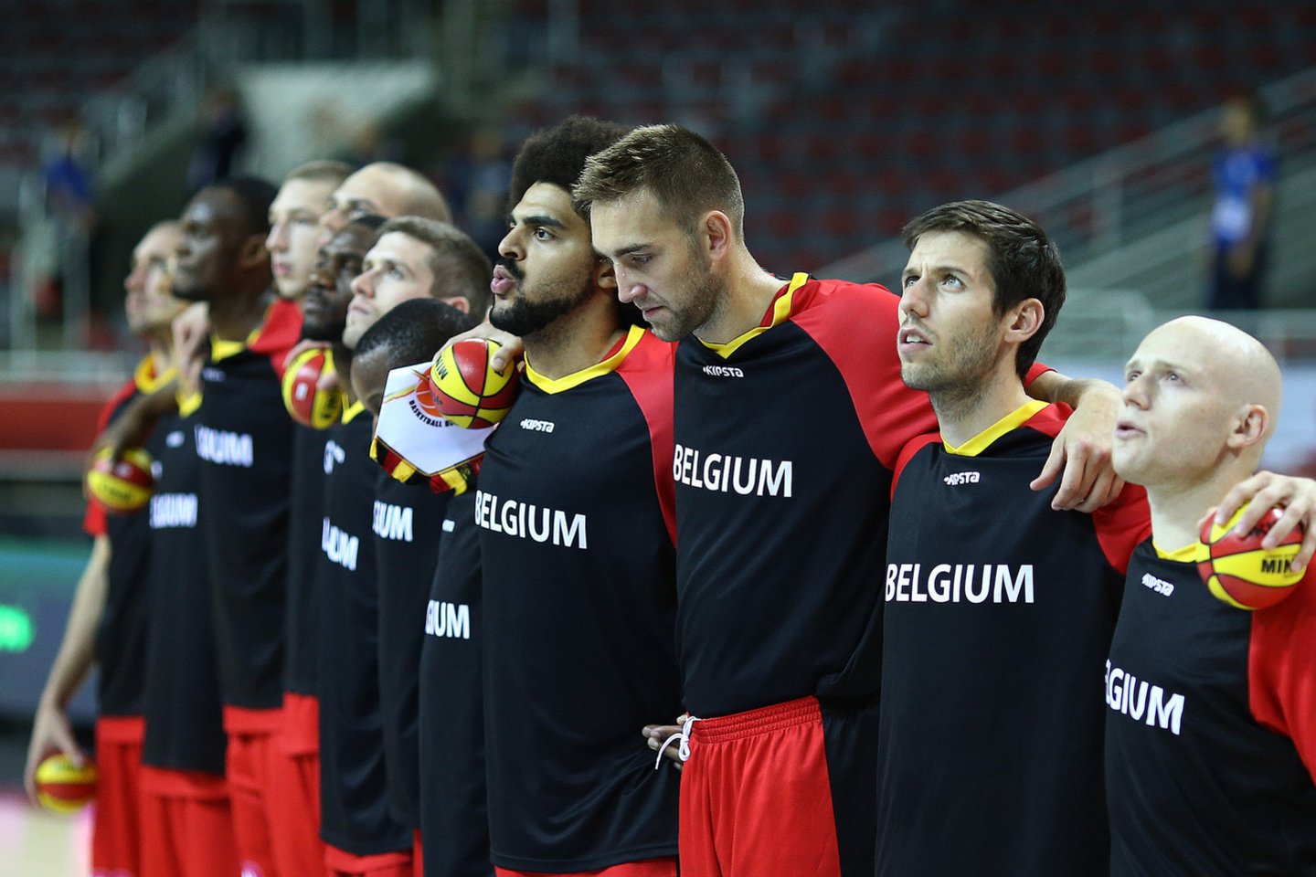 Belgijos krepšinio rinktinė žais vienoje atrankos grupėje su Lietuva.<br>G.Šiupario nuotr.