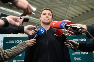 Pirmasis tenisininko R. Berankio varžovas Dubajuje – dukart įveiktas gruzinas