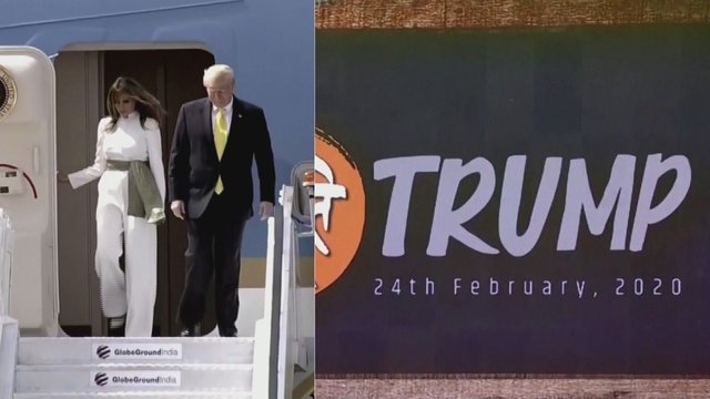 Donaldas Trumpas pradėjo pirmąjį oficialų vizitą Indijoje