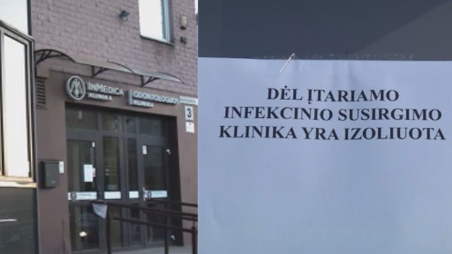 Šeimos klinikoje Vilniuje – įtarimai dėl koronaviruso: visa klinika izoliuota