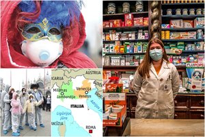 Žaibiškai koronaviruso užkluptą Italiją surakino baimė: didžiausią nerimą kelia neatsakytas klausimas