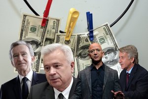 Vos per parą dėl viruso pasaulio turtingieji neteko 139 mlrd. dolerių