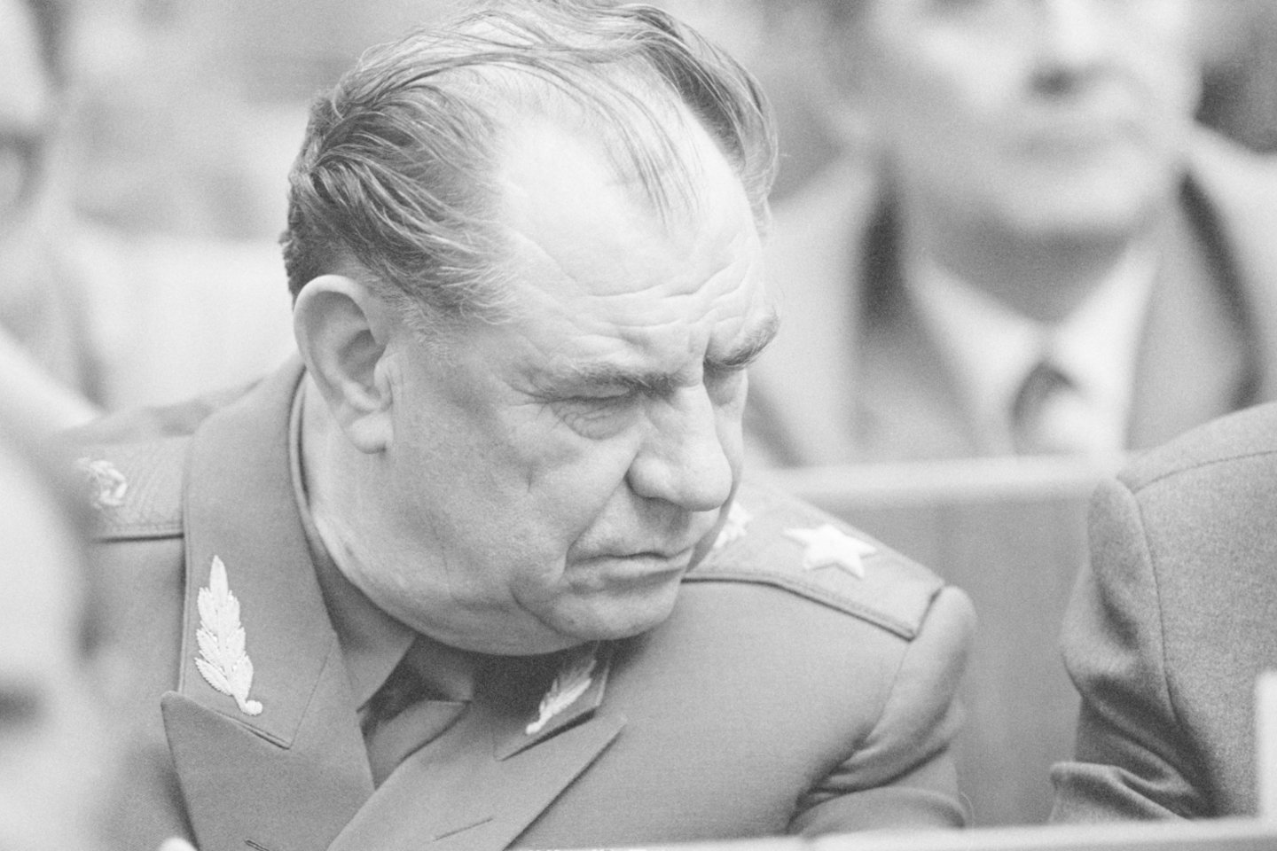  Pernai Vilniaus apygardos teismas D. Jazovą pripažino kaltu dėl karo nusikaltimų ir nusikaltimų žmoniškumui dėl vaidmens per sovietų agresiją 1991 metais. Jam už akių skirta 10 metų laisvės atėmimo bausmė.<br> „Ria Novosti“/Scanpix nuotr.