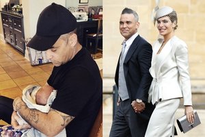 Robbie Williamso žmona pasidalijo gerbėjus sužavėjusiu vaizdo įrašu: įsiamžino su naujagimiu