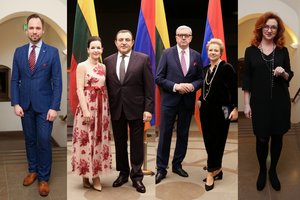 Garbūs svečiai susirinko pasveikinti Armėnijos garbės konsulu tapusio Karapeto Babajano