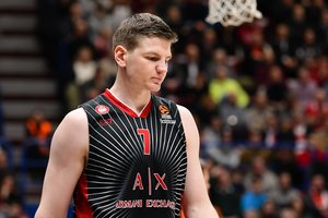 Milano klube žaidžiantis A. Gudaitis į Kauną neatvyks – jis susirgo