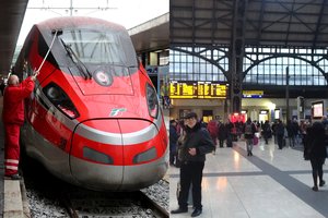 Į Milaną atvykęs lietuvis užfiksavo, kas vyksta centrinėje traukinių stotyje