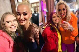 Lietuvaitė Simona lietuvių kalbos moko Ritą Orą: „Ji po koncerto mane, man atrodo, įsimylėjo“