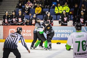 Sostinėje – nieko nelemianti, tačiau daug emocijų kelianti „Hockey Punks ir „Kaunas Hockey“ dvikova