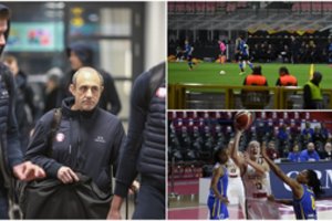 Italijoje krepšinis sustojo, o futbolas – be sirgalių, tačiau klubai keliauja po Europą