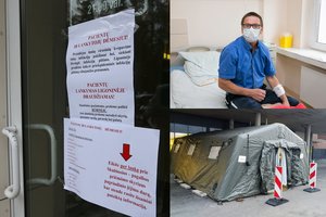 Dėl koronaviruso šalies ligoninėse – karantinas: draudžiamas pacientų lankymas