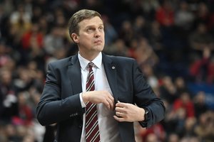 „Ryto“ trenerį D. Adomaitį neramina auklėtinių traumų epidemija