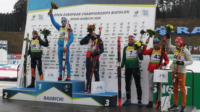 Europos biatlono čempionate sužybėjo V. Strolia – trūko tik žingsnio iki medalio