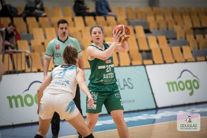 Neįtikėtiname trijų pratęsimų Baltijos lygos pusfinalio trileryje „Aistės“ nukovė „Kibirkštį“