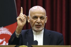 A. Ghani: „Dalinės paliaubos Afganistane tęsis, bus siekiama visiško ugnies nutraukimo“