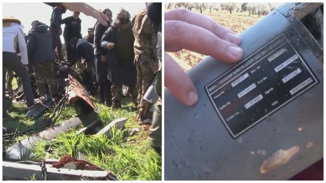 Vaizdai iš įvykio vietos: Turkija numušė du sirų bombonešius
