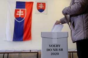 Naująją Slovakijos vyriausybę greičiausiai formuos kovos su kyšininkavimu partija