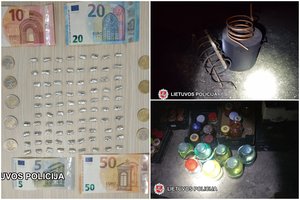 Dėl narkotikų policijai įkliuvęs sūnus pakišo ir „samanę“ gaminusį tėvą