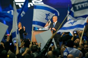 Izraelio premjeras B. Netanyahu triumfuoja – skelbia „milžinišką“ pergalę