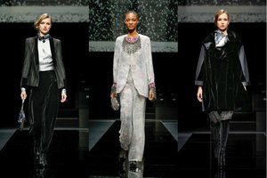 „Giorgio Armani“ šou Milane nepasirodė ne vienas žiūrovas