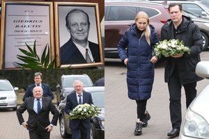 Sostinėje atsisveikinama su Seimo narės O. Valiukevičiūtės vyru G. Balučiu