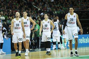 „Panathinaikos“ pataikė vos 1 tritaškį iš 20 ir krito nuo didžiausio savo priešo „Olympiakos“