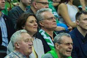 G. Nausėda atidėjo SAM rekomendacijas dėl koronaviruso į stalčių – stebėjo arenoje „Žalgirio“ mačą 