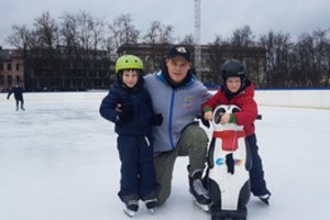 Ledo ritulininkas iš Ukrainos J. Bezuglijus žavisi vilniečių darbštumu