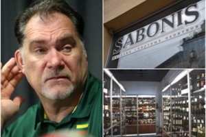 Alkoholio parduotuvė „Sabonis“ Sankt Peterburge klesti, bet niekas nežino, kas tas Sabonis