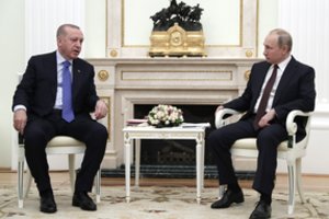 V. Putinas ir R. T. Erdoganas pradėjo derybas dėl Sirijos