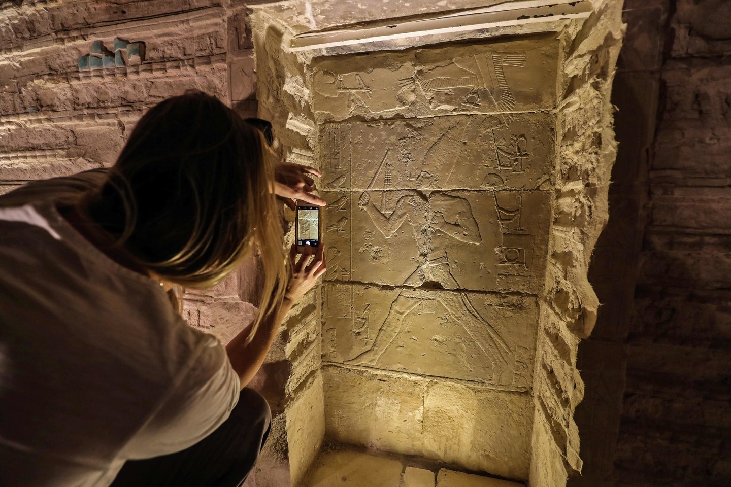  Egiptas ketvirtadienį po 14 metų trukusios restauracijos vėl atvėrė Džoserio piramidę – seniausią kada nors pastatytą piramidę.<br> AFP / Scanpix nuotr.