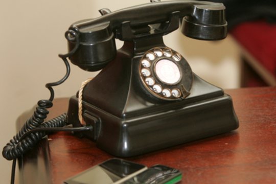 1876 m. išradėjui iš Bostono Alexanderiui Grahamui Bellui pripažinta telefono išradimo teisė.<br>A.Barzdžiaus nuotr.