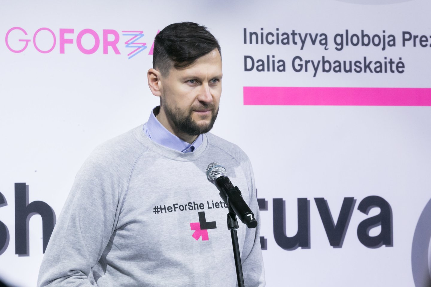 LTOK prisijungė prie judėjimo už lyčių lygybę.<br> T.Bauro nuotr.