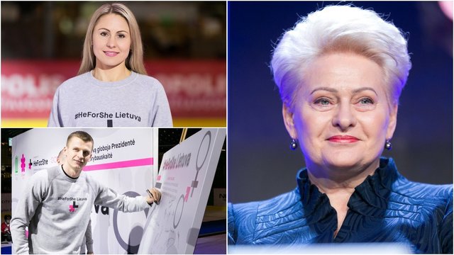 Žinomi Lietuvos atletai kyla į kovą su lyčių nelygybe – projektą globos D. Grybauskaitė