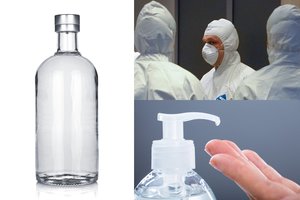 Alkoholio gamintoja įspėjo gyventojus: degtinė nuo koronaviruso neapsaugo