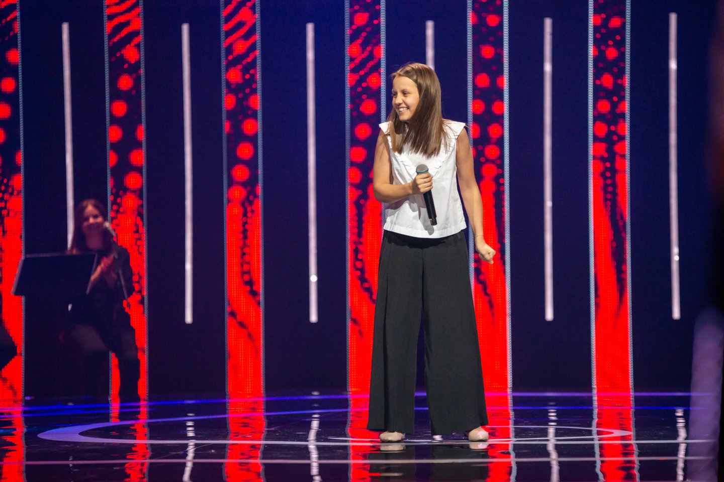 „Lietuvos balsas. Vaikai“ premjeroje – būsima nuomonės formuotoja.