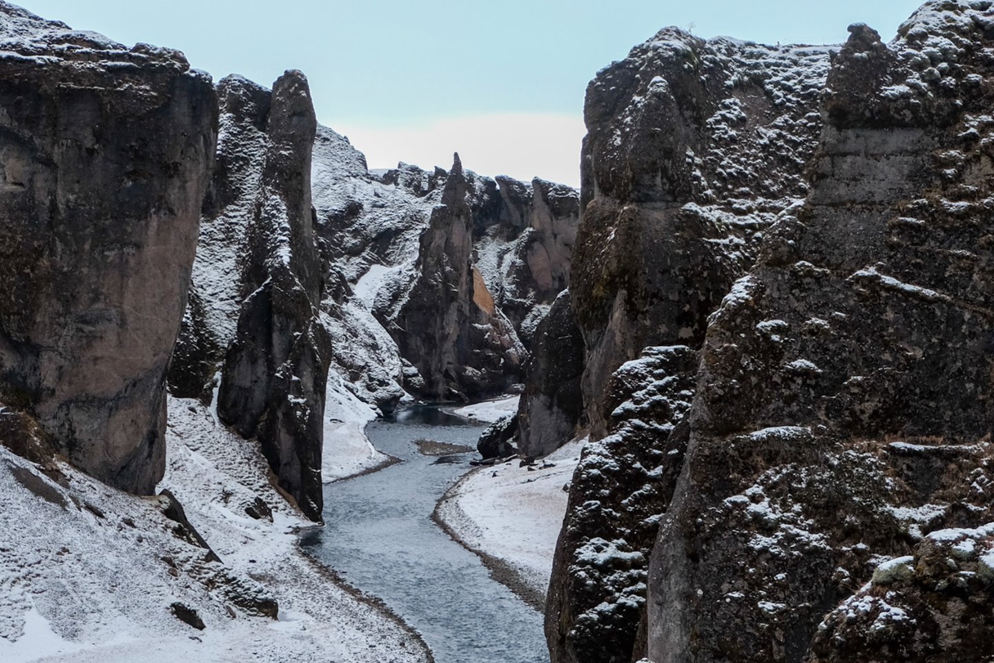   Fjaðrárgljúfur slėnis.<br> S. Mackevičiaus nuotr.