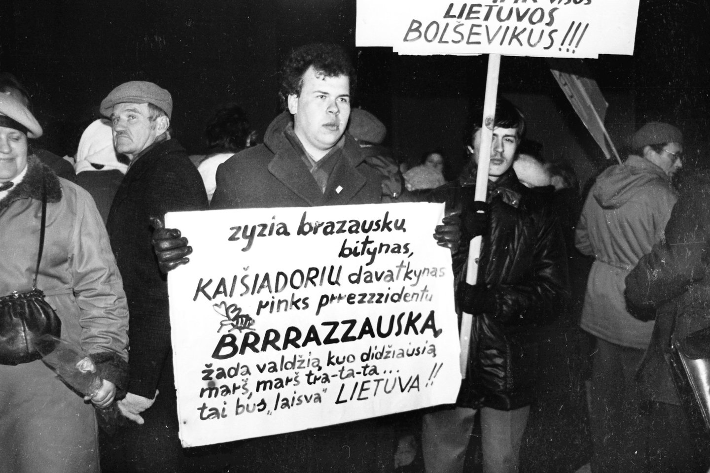 1990 metų kovo 11-oji Lietuvoje.<br>P.Lileikio nuotr.