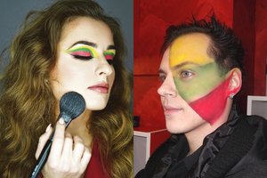 Švęsti valstybės sukakties – net su trispalviu makiažu