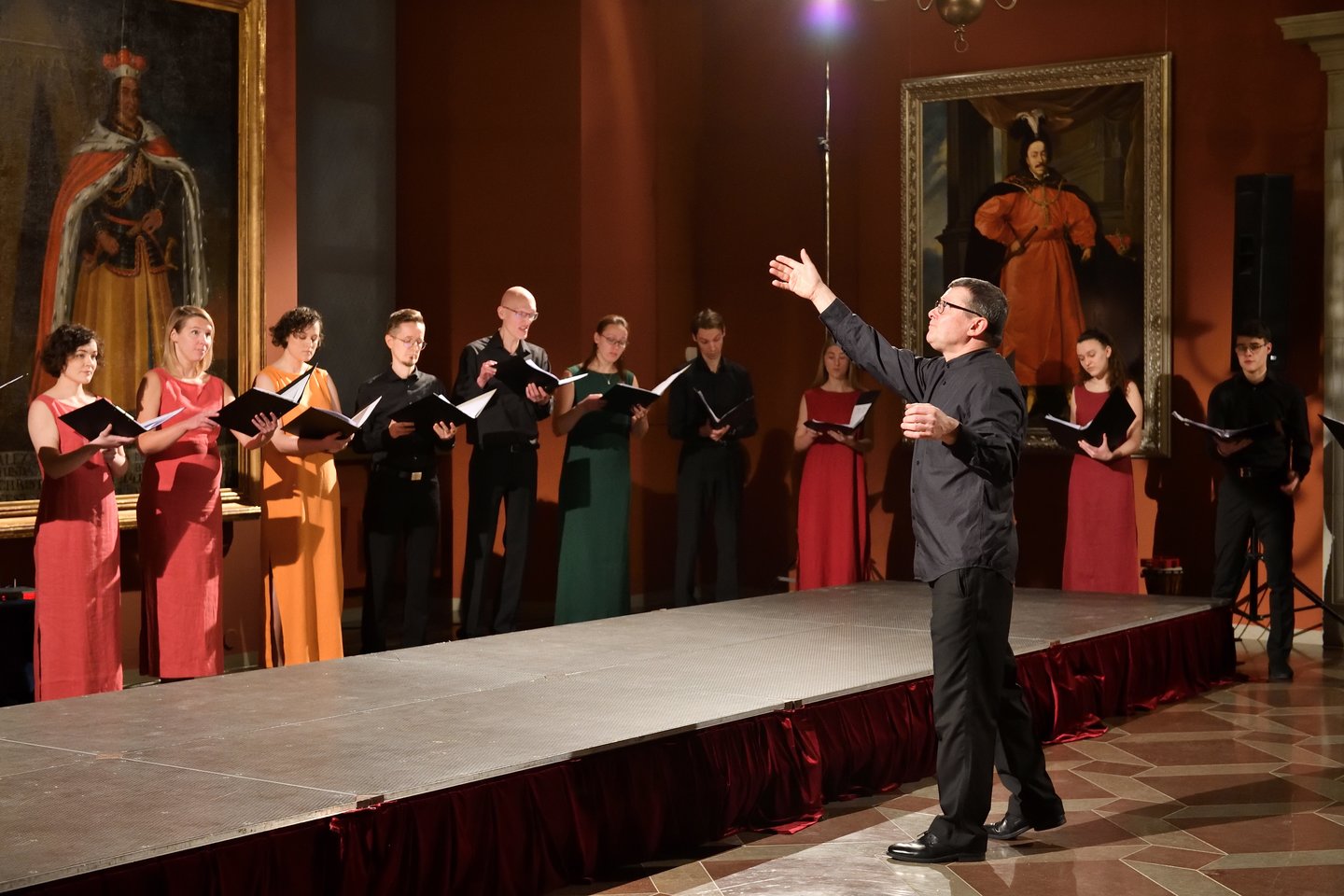  6-ąjį M.Scacchi senosios muzikos festivalį pradėjo choras „Aidija“.<br> V.Abramausko nuotr.