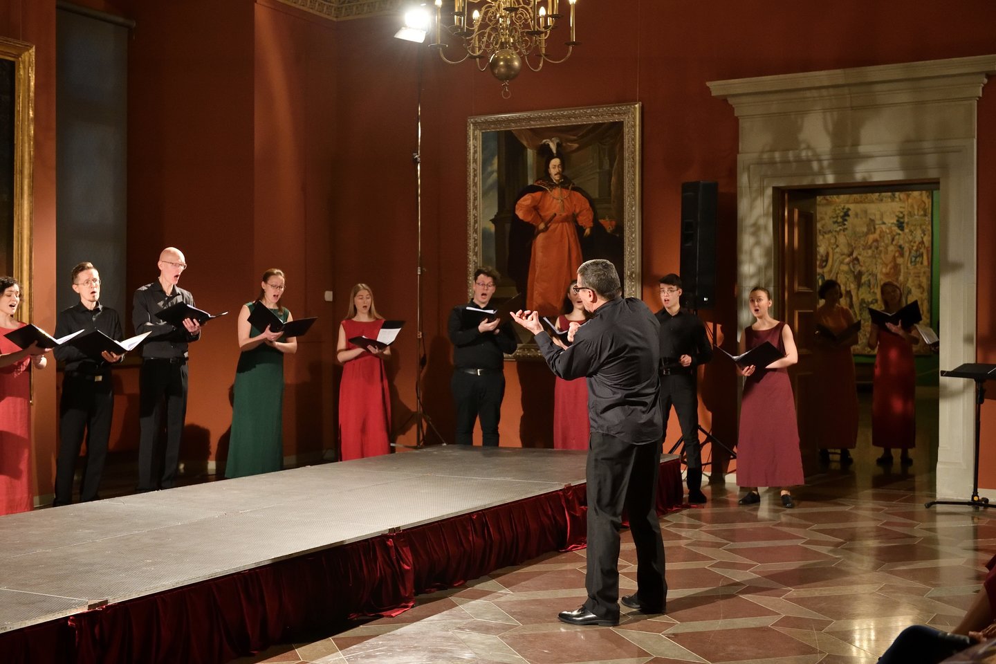  6-ąjį M.Scacchi senosios muzikos festivalį pradėjo choras „Aidija“.<br> V.Abramausko nuotr.