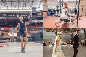 Buvusio žalgiriečio Brocko Motumo žmona stebina: per nėštumą neatsisako kilnoti svarmenis