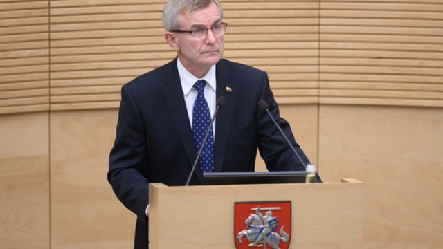 Laidoje „Lietuva tiesiogiai“ – Seimo pirmininkas Viktoras Pranckietis