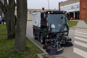 Klaipėdos gatves ir šaligatvius švarins naujos valymo mašinos