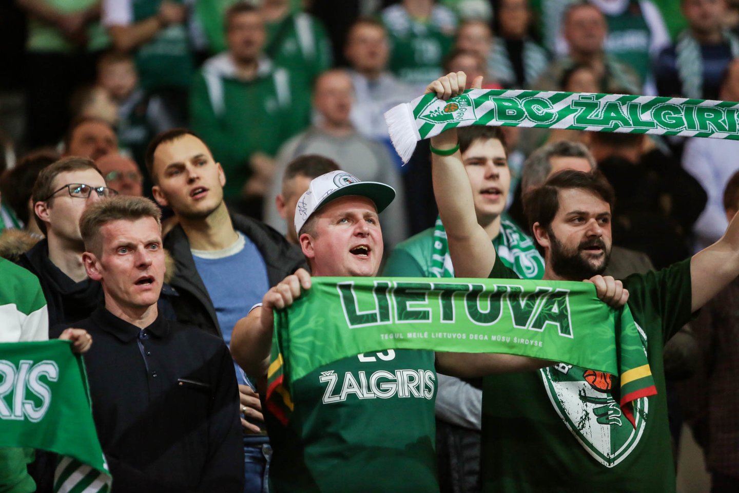 "Žalgirio" sirgaliai.<br>G.Bitvinsko nuotr.