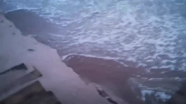 Apokaliptiniai vaizdai Palangoje: audra šluoja viską savo kelyje, paplūdimio tiesiog neliko 