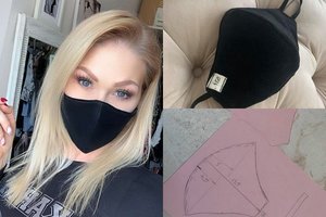 Per karantiną Natalija Bunkė pasisiuvo stilingą kaukę: pasidalijo patarimais