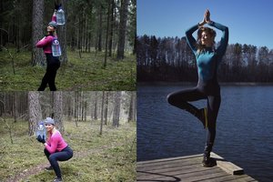 Jolanta Leonavičiūtė pažėrė patarimų, kaip sportuoti namų sąlygomis