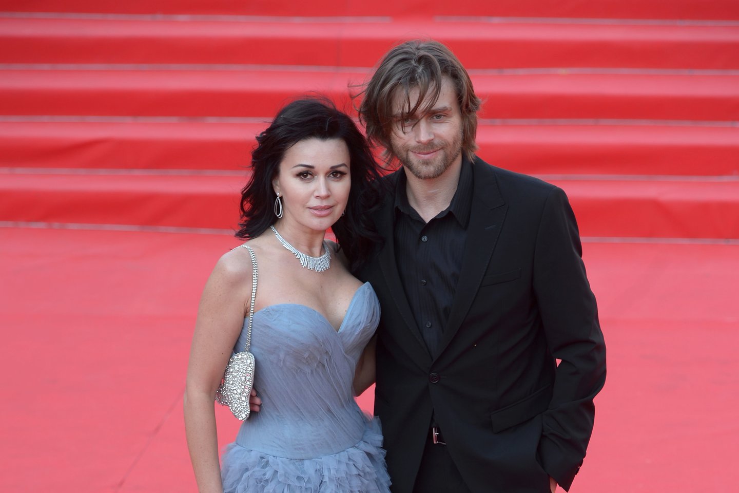  Anastasija Zavorotniuk su vyru Piotru.<br> RIA/Scanpix nuotr.